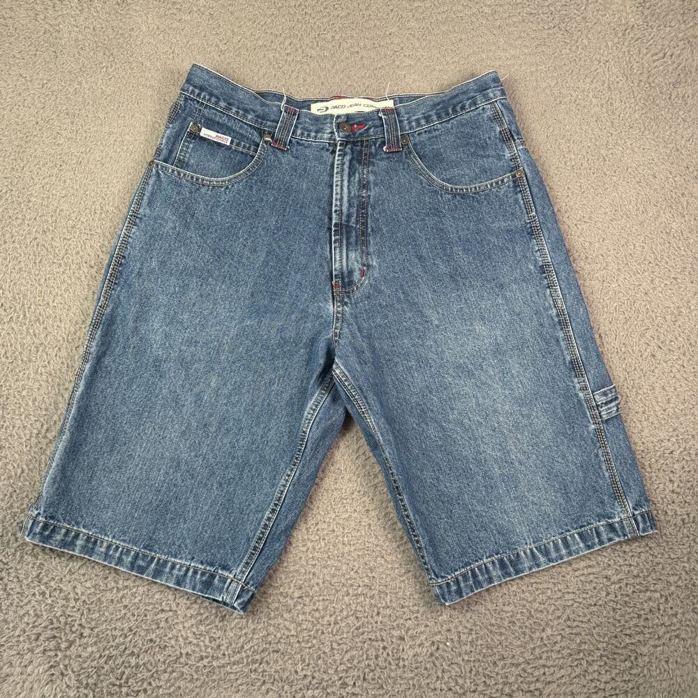 Vintage Paco Denim Shorts Mens 34 Blue Baggy Jorts Skate Y2K 90s Carpenter